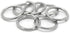 VALYRIA 200pcs Stainless Steel Open Jump Rings Connectors Jewelry Finding Silver Tone 13(1/2") x1.4mm...