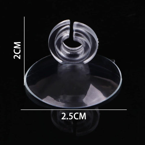 10Pcs Black Aquarium Suction Cup,Cup Holder Sucker Tube Sucker Clear Airline Tube Clips Holders Clamps for Fish Tank Tubing Air Pump Accessories...
