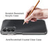 for Samsung Galaxy A34 5G Case Crystal Clear Slim Hard Case Hybrid Shockproof Bumper with Tempered Glass Screen Protector Full Body Anti-Yellow An...
