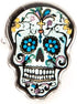 Skull Day of The Dead Halloween Dia de Los Muertos Pair of Cufflinks in a Presentation Gift Box & Polishing Cloth...
