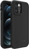 LifeProof iPhone 12 Pro FR? Series Case - BLACK, waterproof IP68, built-in screen protector, port cover protection, snaps to MagSafe...