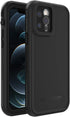 LifeProof iPhone 12 Pro FR? Series Case - BLACK, waterproof IP68, built-in screen protector, port cover protection, snaps to MagSafe...