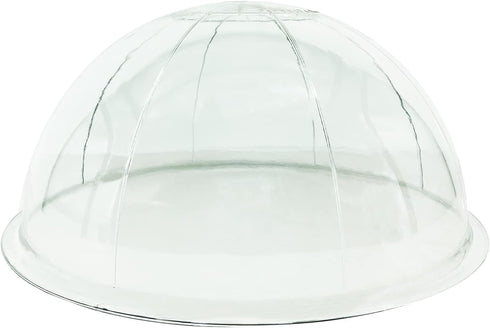 13 Inches Solid Clear PC Wobbly Squirrel Proof Baffle Deflector for Bird Feeder, Fit up 1.5 Inches Pole/Post (Upgraded Version)...