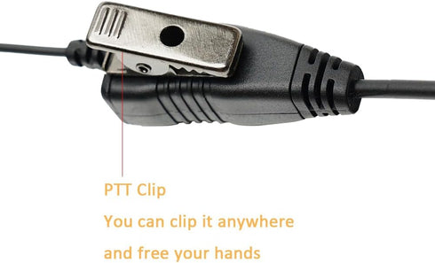 C Shape Headset Earpiece Mic with PTT Working for Motorola XPR3000 XPR3000E XPR3300 XPR3500 XPR3500e Walkie Talkie 2 Way Radio...