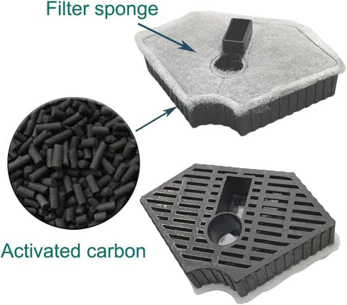 Turtle Filter Internal Filter Aquarium Filter for Reptiles Tank Fish Tank Aquarium Tank (Filter Box 22)...