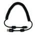 Digirig Coiled Shielded USB-A to USB-C Cable with Ferrites...