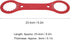 Bottom Bracket Wrench, BB Wrench Bottom Bracket Tool 44mm 46mm 16 24 Notch BB Installation Remover Tool(red)...