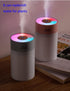 Colorful 260ml Humidifier,USB Power Supply,With 7 Color LED, Air Humidifier,Mini Air Humidifier,Can add essential oil,Suitable for Study Room, Bed...