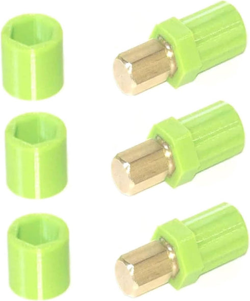 Pack of 3 Durable Repair Kits Shear Shaft Coupler Roller Attachment Plastic Material for Stand Mixer Noodles Machine Plastic+Metal...