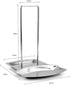 Pot Lid Holder Spoon Rest,Stainless Steel Utensils Pan Pot Cover Lid Rack Stand Organizer,Multifunctional Storage Soup Spoon Rests Rack Kitchen De...