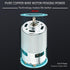 775 DC Motor 12-24V 12000RPM Large Torque Micro Motor for Power Tools/DIY Toys/Vacuum Cleaners Fans with Double Ball Bearing, High Speed DC Small ...