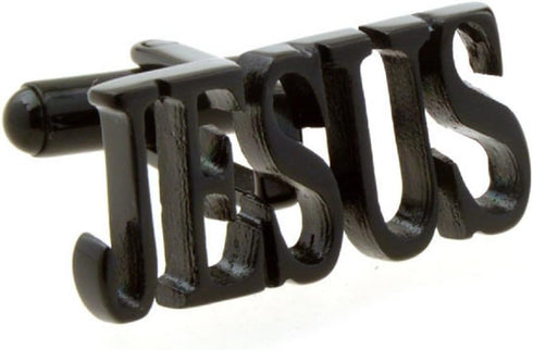Jesus Christian Religious Pair Cufflinks in a Presentation Gift Box & Polishing Cloth...