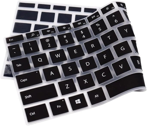 Keyboard Cover for 12.4" Newest Microsoft Surface Laptop Go 2 14" 2022 & Surface Laptop Go 2021 2020 with Touchscreen Keyboard Skin (Black)...