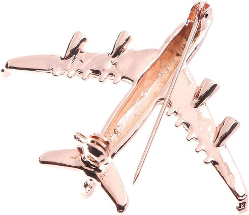 2PCS Airplane Brooch Pins,Red Blue Aircraft Brooch Pin Airplane Model Brooch Cute Plane Pin Brooch for Women Men...