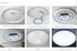 Ledytech 12w 5730 SMD Led Panel Ceiling Light Fixtures Circle Annular Round Replacement Board Bulb 6000K 1-Pack (White 6000-6500k)...