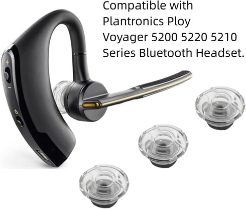 Earbud Tips Replacement Compatible with Plantronics Voyager Legend Headphones 3 Pcs Earbuds Ear Gels Tips and 3 Pcs Foam Compatible with Voyager L...