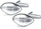 HONEY BEAR Rugby Ball Football Sport Cufflinks for Men Shirt Wedding Gift Silver...
