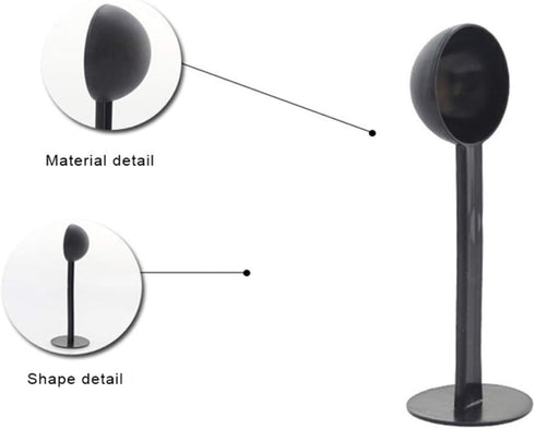 2pcs 10g 2-in-1 Plastic Coffee Measuring Spoon Coffee Scoop for Ground Coffee Tea Salt Dessert Sugar with Pressed Bottom Cooking Spoon Tool Access...