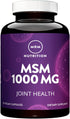 MRM Nutrition MSM 1000mg | Methyl-sulfonyl-methane capsules | Joint health | Hair + skin + nails | Bioavailable form of sulfur | Gluten-free + Veg...