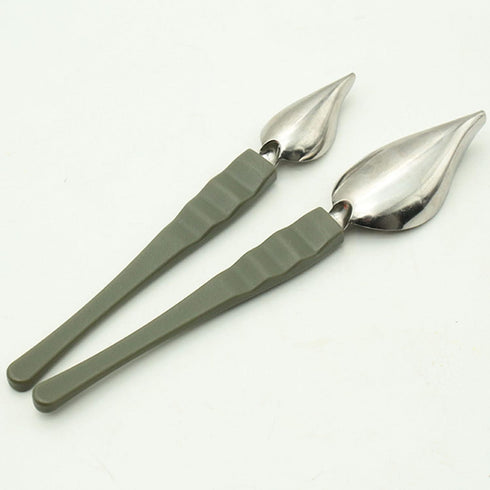 2 Pieces Precision Cooking Drawing Decoration Spoon Sauce Painting Spoon Chocolate Drawing Spoon Decorative Plate Coffee Cake Dessert for Cooking ...