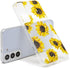 Phone Case Compatible with Galaxy S22 Case,Clear Sunflower Pattern Cute Floral Case Soft TPU Back Cover for Samsung Galaxy S22 6.1 Inch...