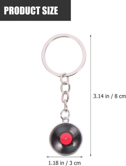 20Pcs Vinyl Record Keychain Set: Metal Key Rings for Men and Women, Music Accessories, Unique Gift for Music Lovers...