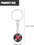 20Pcs Vinyl Record Keychain Set: Metal Key Rings for Men and Women, Music Accessories, Unique Gift for Music Lovers...