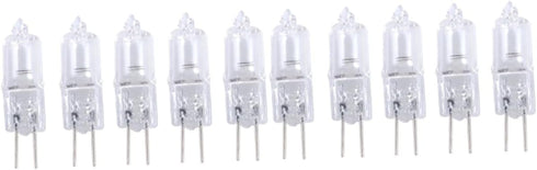 OSALADI 10 Pcs Bulb 10w Landscape Small Light Bulb G4 Led Chandeliers 12 Volt Lights Under Cabinet Light Bulb Type t Bulb Halogen Bulbs T-3 Led Bu...