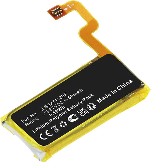 50mAh LSS271120P Battery Replacement Compatible with Fitbit Luxe Fitness Smartwatch FB422...