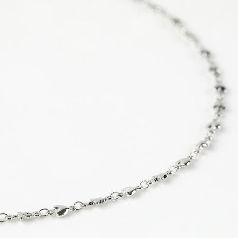 YOUBEIYEE Silver Jewelry Making Chains Bulk with Jump Rings and Lobster Clasps, Solid Heart Star Rolo Link Chain Bracelets Anklets DIY Jewelry Sup...