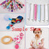 21 Enamel Metal Round Pacifier Clips/Garment Suspender Clips Baby Pacifier Clips for Making DIY Craft Supplies for Dummy Soother Bib Toy Holder Cl...