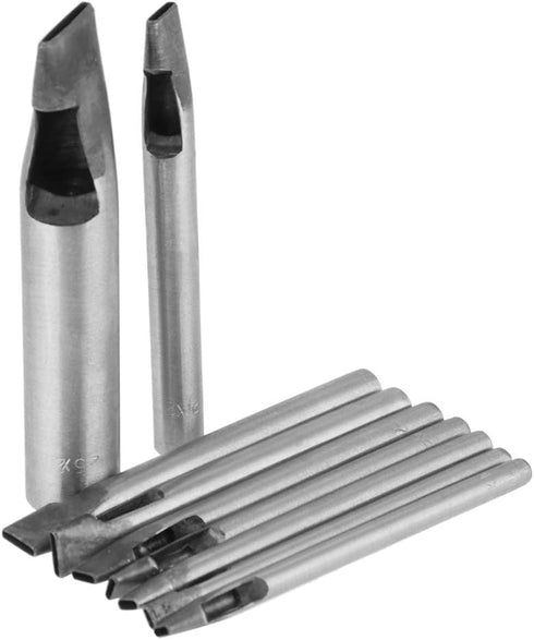 9Pcs Hollow Hole Punch Set, Leather Oval Shape Hole Punch Cutter Belt Hollow Hole Punch DIY Tool, 2mm...