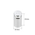 uxcell Calibration Weight 10g M1 Precision Chrome Plated Steel for Digital Balance Scales...