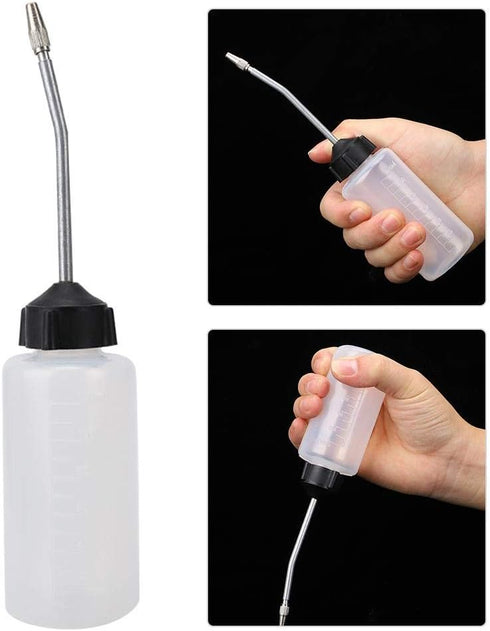 HEEPDD 5Pcs Sewing Machine Oil Dispenser, 120mL Precision Oil Bottle with Lengthened Nut Tip for Lubricating Sewing Machines Small Mechanics...