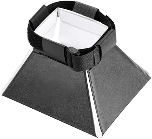 Camera Flash Diffuser Light Softbox 5x4” Photo (Universal, Collapsible with Storage Pouch) for Canon, Yongnuo, Nikon and Godox Speedlight...