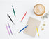 SESAMEK 12 Pack Black Ink Fine Point Stylus Pens with Cap for iPad, Android Tablets, Samsung Galaxy Tabs, Kindle Fire HD, Sony, HTC and More...