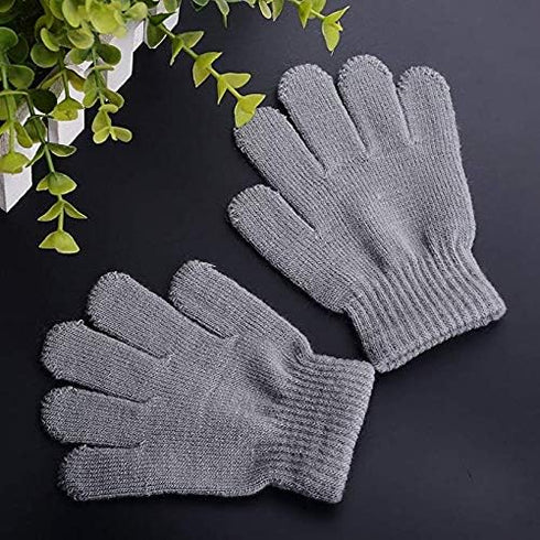 5Pairs of Kids Gloves Boys Winter Gloves Stretchy 5 Fingers Full Fingers Gloves Knitted Magic Gloves Suit (5Pair Mixed)...