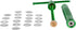 Stainless Steel Clay Extruder Sugar Paste Extruder Cake Fondant Decorating Tool Set Ceramics & Pottery Clay Extruders Mixers & Presses (Green)...