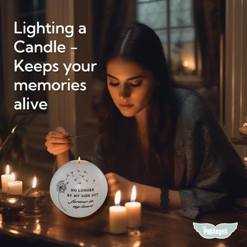 Butterfly Memorial Candle Holder - Sympathy Gift for Loss of Loved One, Remembrance Candle Holder for Bereavement, Grief & Comfort – 5 x 5 Inch...