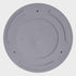 Bloem Mathers Round Planter with Saucer Tray: 6" - Cement - Modern Design, Durable Plastic Pot, Removable Saucer, for Indoor & Outdoor Use, Garden...