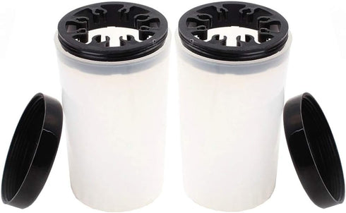 Teensery 2 Pcs Nail Art Brush Pen Holder Immersion Makeup Brush Nail Art Brush Cleaner Cup Container...