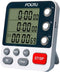 FCXJTU Digital Dual Kitchen Timer, 3 Channels Count UP/Down Timer, Cooking Timer, Large Display, Loud Volume Alarm and Flashing Light with Magneti...