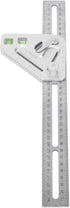 Combination Square with Bubble Level Silver Flexible Woodworking Triangle Ruler Carpentry Tools...