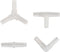 ALEGI Aquarium Air Valve Connector, Air Tubing Plastic Connector for 3/16 Airline Tube (4 Shapes 40Pcs)...
