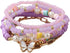 Pingyongchang Bohemian Stackable MultiLayer Beaded Heishi Bracelets Set for Women Butterfly Pearl Crystal Vinyl Clay Disc Surfer Stretchy Stretch ...
