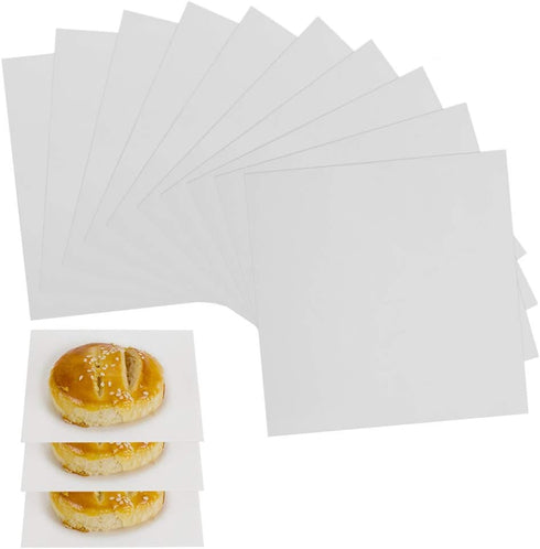 Parchment Paper Squares, 4x4 Inch, Set of 300, Small Hamburger Patty Paper/Nonstick Precut Square Baking Parchment for Separating Small Burger Pat...