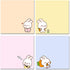 4 Pack 80Sheets Per Pack 3.15x3.15in Self-Stick Note Pads, Kawaii Sticky Notes,Cute Sticky Notes,Korean Sticky Notes,cute stationary,cute school s...