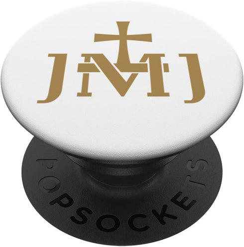 JMJ Jesus Mary Saint Joseph Insignia Catholic PopSockets Standard PopGrip...
