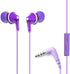 Panasonic ErgoFit Wired Earbuds, In-Ear Headphones with Microphone and Call Controller, Ergonomic Custom-Fit Earpieces (S/M/L), 3.5mm Jack for Pho...