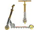 Golden Mini Finger Scooter Two Wheel Scooter Children's Educational Toys Finger Scooter Bike Plastic Fingerboard Skateboard Simulation Toy...